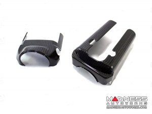 Alfa Romeo Giulia Steering Wheel Trim - Carbon Fiber - Shroud - LHD - QV Model Alfa Romeo Giulia Steering Wheel Trim - Carbon Fiber - Shroud - LHD - QV Model